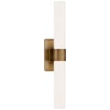 Presidio Bathroom Wall Sconce, 2-Light, Hand-Rubbed Antique Brass, White Glass, 23"H (S 2164HAB-WG CTZEV)
Visual Comfort & Signature Collection