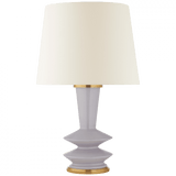 Visual Comfort & Co. Signature Collection Whittaker Table Lamp, 1-Light, Lilac, Linen Shade, 30"H (CS 3646LLC-L CM10J) 