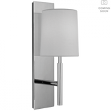 Clarion Wall Sconce, 1-Light, Soft Brass, Linen Shade, 16"H (BBL 2172SB-L CU3E3)