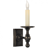 Visual Comfort & Co. Signature Collection Library Classic Wall Sconce, 1-Light, Bronze, 8"H (SL 2813BZ 28UTZ) 