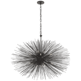 Visual Comfort & Co. Signature Collection Strada Chandelier, 20-Light, Aged Iron, 38"W (KW 5074AI 2N4E4) 