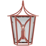 Visual Comfort & Co. Signature Collection Cavanagh Lantern Wall Sconce, 1-Light, Coral, 12"H (KS 2144CRL C_UJ0) 