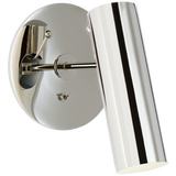 Lancelot Wall Sconce, 1-Light, Pivoting, Polished Nickel, 7.5"H (ARN 2042PN CLY38)