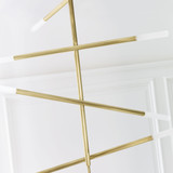 Rousseau Large Articulating Chandelier, 1-Light, LED, Antique-Burnished Brass, Etched Crystal Shade, 3"W (KW 5593AB-EC CPXRZ)
Visual Comfort & Signature Collection