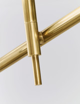 Rousseau Large Articulating Chandelier, 1-Light, LED, Antique-Burnished Brass, Etched Crystal Shade, 3"W (KW 5593AB-EC CPXRZ)
Visual Comfort & Signature Collection