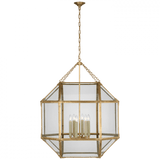 Visual Comfort & Co. Signature Collection Morris Grande Lantern, 6-Light, Gilded Iron, 39.25"H (SK 5034GI-CG CU2E8) 