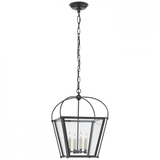 Riverside Lantern Pendant, 4-Light, Bronze, Clear Glass, 13.75"W (CHC 3438BZ-CG 2R70G)