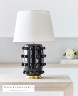 Linden Table Lamp, 1-Light, Black Porcelain, Linen Shade, 34.25"H (KW 3032BLK-L 2R52D)
Visual Comfort & Signature Collection