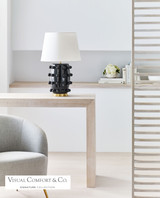 Linden Table Lamp, 1-Light, Black Porcelain, Linen Shade, 34.25"H (KW 3032BLK-L 2R52D)
Visual Comfort & Signature Collection