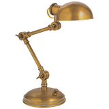 The Pixie Desk Lamp, 1-Light, Hand-Rubbed Antique Brass, 18.5"H (SL 3025HAB 28WRJ)