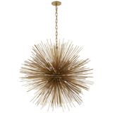 Strada Large Round Chandelier, 20-Light, Gild, 40.25"W (KW 5072G 2UZWN)