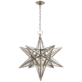 Moravian Star Pendant, 1-Light, Burnished Silver Leaf, 30"W (CHC 5212BSL-AM 2MYH8)