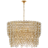 Milazzo Chandelier, 12-Light, Gild, Crystal, 35.75"W (JN 5232G/CG CPTWM)