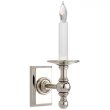 Library Classic Wall Sconce, 1-Light, Polished Nickel, 8"H (SL 2813PN 28UU1)
