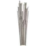 Visual Comfort & Co. Signature Collection Claymore Wall Sconce, 2-Light, Burnished Silver Leaf, 38.5"H (CHD 1627BSL 2UZUM) 