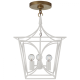 Cavanagh Mini Hanging Lantern, 4-Light, Light Cream, 11.5"W (KS 5143LC/G CHVEW)