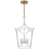 Cavanagh Lantern Pendant, 4-Light, Light Cream, 13.75"W (KS 5144LC/G CHVF1)