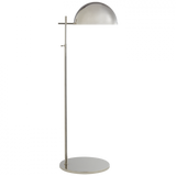 Dulcet Pharmacy Floor Lamp, 1-Light, Polished Nickel, Polished Nickel Shade, 54.5"H (KW 1240PN-PN CHVFT)