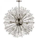 Visual Comfort & Co. Signature Collection Dickinson Chandelier, 21-Light, Polished Nickel, 32"W (KS 5006PN-CG CLZ1C) 