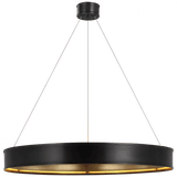 Visual Comfort & Co. Signature Collection Connery Ring Chandelier, 1-Light, LED, Bronze, 40"W (CHC 1616BZ CU1E4) 