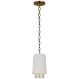 Sydney Pendant, 1-Light, Matte White, Clear Glass, 6"W (S 5120WHT/CG CU2E1)