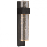 Visual Comfort & Co. Signature Collection Brock Medium Wall Sconce, 1-Light, LED, Clear, 14"H (S 2340BZ/CWG CU3CD) 