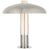 Troye Table Lamp, 1-Light, Polished Nickel, Polished Nickel Shade, 19"H (KW 3420PN-PN CU3C9)