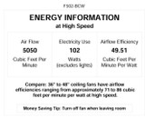 Traditional Gyro Ceiling Fan, 6-Blade, 1-Light, LED, Belcaro Walnut, Belcaro Walnut Blades, 42"W (F502L-BCW HMYG)