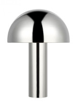 Visual Comfort & Co. Studio Collection Cotra Table Lamp, 1-Light, LED, Polished Nickel, 22.38"H (ET1322PN1 706U3KT) 