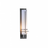 After Hours Wall Sconce, 1-Light, Sterling, Opal Glass, 12.5"H (207858-SKT-85-GG0173 5DGY0R)