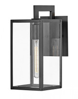 Hinkley Max Outdoor Wall Lantern, LED, Black, 13.25"H (2590BK-LL 9Q8JM) 