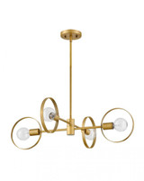 Hinkley Desi Medium Single Tier Pendant Lacquered Brass 