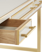 Currey and Company Arden Ivory Vanity 