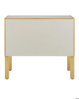 Currey and Company Arden Ivory Chest 