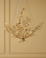 Currey and Company Huckleberry Gold Chandelier 