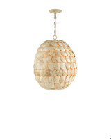 Currey and Company Buko Coco Cream Pendant 