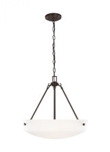 Generation Lighting Three Light Pendant, Generation Lighting - Seagull 6615203EN3-710 A7VWN 
