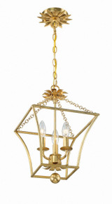 Crystorama Broche Mini Chandelier 4 Light 