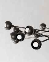 Troy Colt Globe Chandelier Black 54.5"W x 7.75"H 