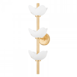 Hudson Valley Dawson Wall Sconce Gold 7.25"W x 25.75"H 