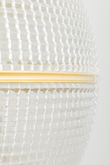 Hudson Valley Sphere No. 3 Pendant Brass 18.25"W x 22.75"H 