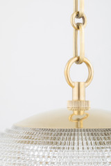 Sphere No. 3 Pendant Brass 18.25"W x 22.75"H