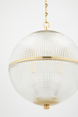 Sphere No. 3 Pendant Brass 18.25"W x 22.75"H