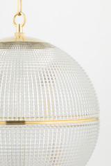 Sphere No. 3 Pendant Brass 18.25"W x 22.75"H
