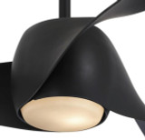 Minka-Aire Artemis Ceiling Fan, 3-Blade, 1-Light, LED, Coal, Coal Blades, 58"W (F803DL-CL HMZU) 