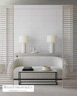 Tiglia Tall Table Lamp, 1-Light, Plaster White, Linen Shade, 31"H (KW 3687PW-L CX03E)