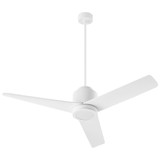 Adora Outdoor Ceiling Fan, 3-Blade, White, White Blades, 52"W (3-110-6 42R00)