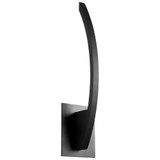 Oxygen Bolo Wall Sconce, 1-Light, LED, Black, Matte White Shade, 18.5"H (3-553-15 42N46) 
