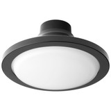 Oxygen Juno Fan LED Light Accessory Kit, 1-Light, LED, Black, Satin Opal Shade, 7.375"W (3-9-109-15 42Q3F) 