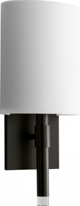 Oxygen Beacon Wall Sconce, 1-Light, LED, Old World, Matte White Shade, 16.5"H (3-587-295 3ZPCA) 